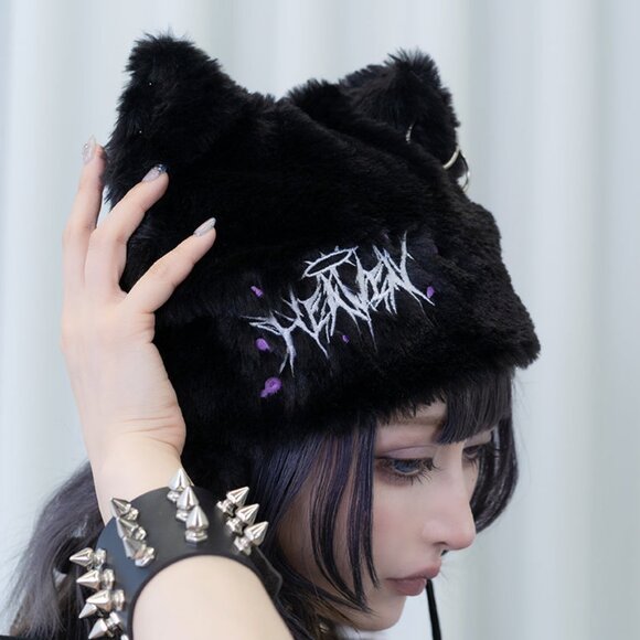 ACDC RAG - Baby Punk Devil Punk Cat Ear Faux Fur Hat main image 5